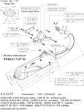 Complete Catalytic Exhaust System With Sound Certification Sito Stainless Steel - Leovince Compatible With Kymco Yup 50 (2004-2005)