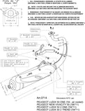 Complete Catalytic Exhaust System With Sound Certification Sito Stainless Steel - Leovince Compatible With Peugeot Kisbee (2011-2015)