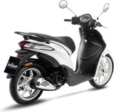 Complete Exhaust System Without Catalytic Converter And Without Sound Certification Sitoplus Stainless Steel - Leovince Compatible With Piaggio Zip 50 3V 4T (2018-2020)