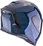 Full-Face Motorcycle Helmet Scorpion Exo Exo-R1 Evo Carbon Air Carbon Fiber Blue Onyx Size S