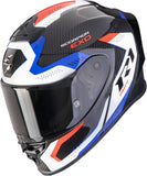 Full-Face Motorcycle Helmet Scorpion Exo Exo-R1 Evo Carbon Air Carbon Fiber Black Red Propel Size L