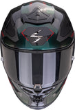 Full-Face Motorcycle Helmet Scorpion Exo Exo-R1 Evo Carbon Air Carbon Fiber Black Green Propel Size Xs