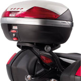 Monokey Maxia 5 Silver Top Case - 58 Lt Maxia 5 Technopolymer - Givi Compatible With Honda Hornet 600 - Abs (2011-2013)