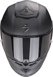 Full-Face Motorcycle Helmet Scorpion Exo Exo-R1 Evo Ii Carbon Air Carbon Fiber Matt Black Solid Size Xl