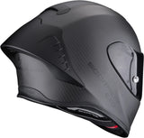 Full-Face Motorcycle Helmet Scorpion Exo Exo-R1 Evo Ii Carbon Air Carbon Fiber Matt Black Solid Size Xxl