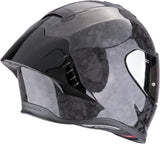 Full-Face Motorcycle Helmet Scorpion Exo Exo-R1 Evo Ii Carbon Air Carbon Fiber Black Onyx Size M