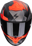Full-Face Motorcycle Helmet Scorpion Exo Exo-R1 Evo Ii Air Ultra Tct Matt Black Red Valere Size L