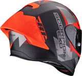 Full-Face Motorcycle Helmet Scorpion Exo Exo-R1 Evo Ii Air Ultra Tct Matt Black Red Valere Size S