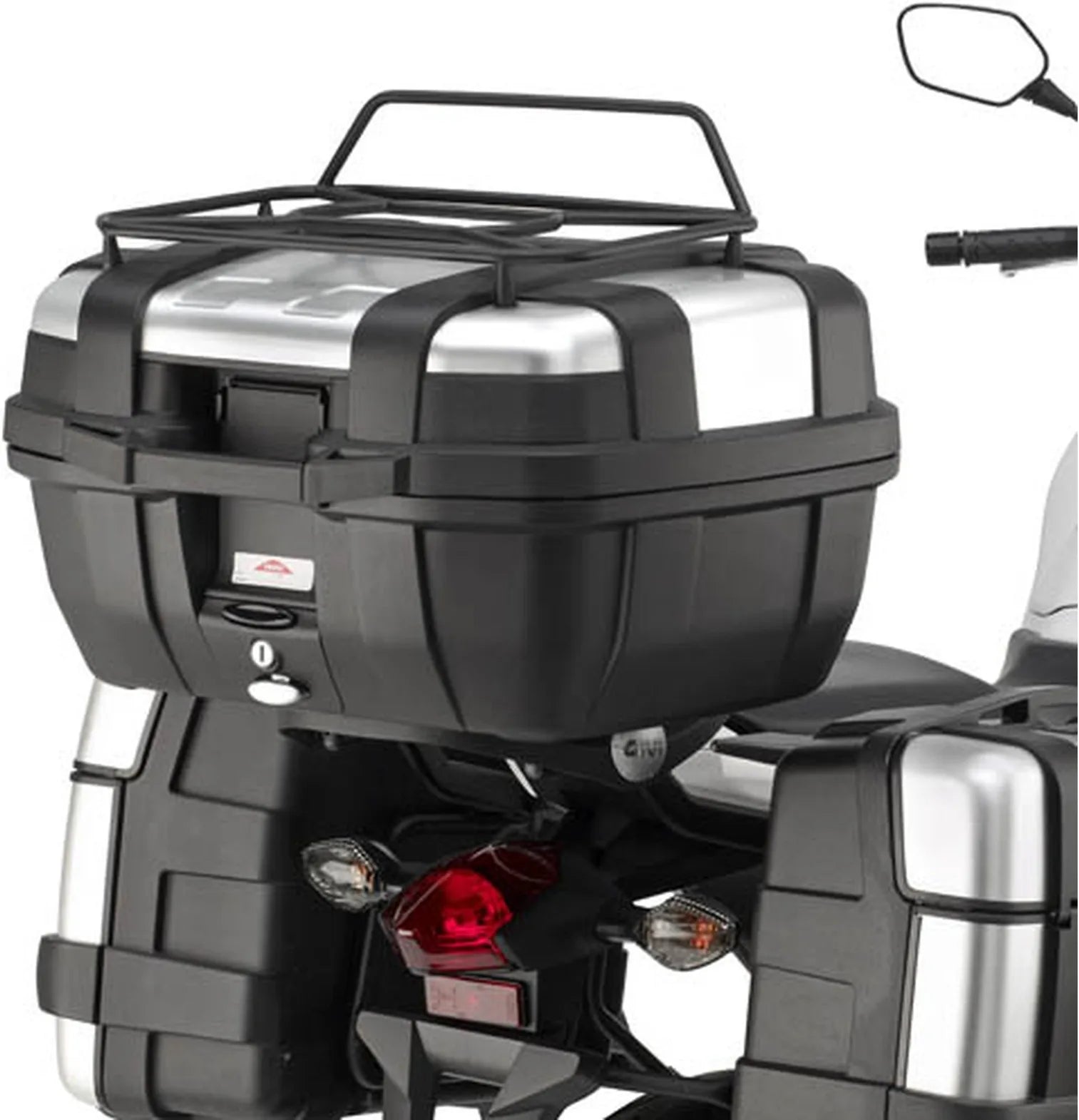 Monolock Black Top Case - 30 Lt C30N Technopolymer - Givi Compatible With Honda Nc 700 S (2012-2013)