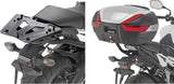 Monokey Arena Black Tech Top Case - 45 Lt Arena Technopolymer - Givi Compatible With Honda Cb 650 F (2017-2018)