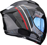 Full-Face Motorcycle Helmet Scorpion Exo Exo-1500 Carbon Air Carbon Fiber Black Red Blue Zity Size S