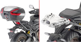 Monokey Carbon Look Tech Top Case - 47 Lt Technopolymer - Givi Compatible With Honda Cb 650 R (2019-2020)