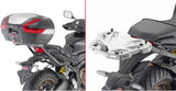 Monolock Black Tech Top Case - 29 Lt Technopolymer - Givi Compatible With Honda Cb 650 R (2019-2020)