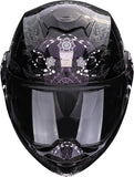 Flip-Up Motorcycle Helmet Scorpion Exo Exo-Tech Evo Polycarbonate Chameleon Black Dream Size S