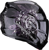 Flip-Up Motorcycle Helmet Scorpion Exo Exo-Tech Evo Polycarbonate Chameleon Black Dream Size S