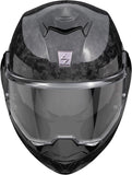 Full-Face Motorcycle Helmet Scorpion Exo Exo-Tech Evo Carbon Carbon Fiber Black Onyx Size Xl