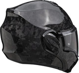 Full-Face Motorcycle Helmet Scorpion Exo Exo-Tech Evo Carbon Carbon Fiber Black Onyx Size L