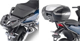 Monokey Trekker Outback Evo Smart Anodized Aluminium Top Case - 58 Lt Trekker Outback Evo Smart Anodized Aluminium - Givi Compatible With Honda Forza 750 (2025)