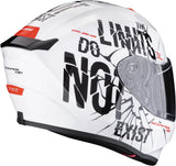 Full-Face Motorcycle Helmet Scorpion Exo Exo-Jnr Air Polycarbonate White Black Boum Size M