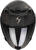 Urban Motorcycle Helmet Scorpion Exo Exo-Z1 Carbon Carbon Fiber Black Solid Size S