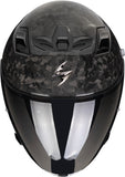 Urban Motorcycle Helmet Scorpion Exo Exo-Z1 Carbon Carbon Fiber Black Onyx Size Xs