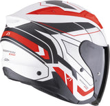Urban Motorcycle Helmet Scorpion Exo Exo-Z1 Ultra Tct Matt White Red Black Vue Size M