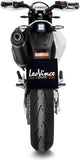 Complete Catalytic Exhaust System With Sound Certification Nero Stainless Steel Carbon Fiber End Cap - Leovince Compatible With Husqvarna 701 Supermoto (2017-2020)