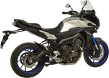 Complete Catalytic Exhaust System With Sound Certification Lv One Evo Stainless Steel Carbon Fiber End Cap - Leovince Compatible With Yamaha Tracer 900 (2015-2016)