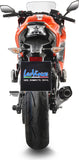 Complete Catalytic Exhaust System With Sound Certification Lv One Evo Carbon Fiber Carbon Fiber End Cap - Leovince Compatible With Kawasaki Ninja 650 (2020)