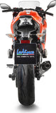 Complete Exhaust System Without Catalytic Converter And Without Sound Certification Lv One Evo Carbon Fiber Carbon Fiber End Cap - Leovince Compatible With Kawasaki Ninja 650 (2020)