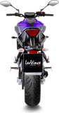 Complete Catalytic Exhaust System With Sound Certification Lv One Evo Stainless Steel Carbon Fiber End Cap - Leovince Compatible With Yamaha Tracer 700 (2016-2020)