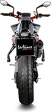 Exhaust Tip Without Sound Certification Lv One Evo Carbon Fiber Carbon Fiber End Cap - Leovince Compatible With Ktm 890 Duke - L A2 - R (2020-2023)
