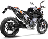 Exhaust Tip With Noise Certification Lv One Evo Carbon Fiber Carbon Fiber End Cap - Leovince Compatible With Ktm 790 Duke - L A2 (2025-2026)