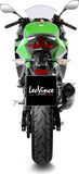 Exhaust Tip With Noise Certification Lv One Evo Carbon Fiber Carbon Fiber End Cap - Leovince Compatible With Kawasaki Z 400 (2022-2023)