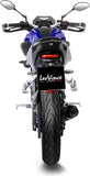 Complete Catalytic Exhaust System With Sound Certification Lv One Evo Carbon Fiber Carbon Fiber End Cap - Leovince Compatible With Yamaha Mt-125 (2017-2019)