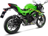 Exhaust Tip Without Sound Certification Lv One Evo Carbon Fiber Carbon Fiber End Cap - Leovince Compatible With Kawasaki Ninja 125 (2019-2024)