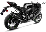 Exhaust Tip With Noise Certification Lv One Evo Carbon Fiber Carbon Fiber End Cap - Leovince Compatible With Kawasaki Zx 6R Ninja (2024-2026)