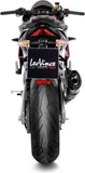 Exhaust Tip Without Sound Certification Factory S Carbon Fiber Carbon Fiber End Cap - Leovince Compatible With Aprilia Tuono V4 1100 Rr (2019-2020)