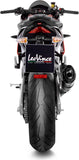 Exhaust Tip Without Sound Certification Factory S Carbon Fiber Carbon Fiber End Cap - Leovince Compatible With Aprilia Tuono V4 1100 Factory (2019-2020)
