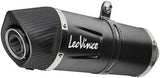 Exhaust Tip Without Sound Certification Lv One Evo Steel Black Carbon Fiber End Cap - Leovince Compatible With Yamaha Ténéré 700 (2021-2024)