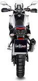Exhaust Tip With Noise Certification Lv One Evo Steel Black Carbon Fiber End Cap - Leovince Compatible With Yamaha Ténéré 700 (2021-2024)