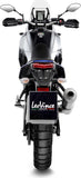 Exhaust Tip Without Sound Certification Lv One Evo Stainless Steel Carbon Fiber End Cap - Leovince Compatible With Yamaha Ténéré 700 (2025-2026)