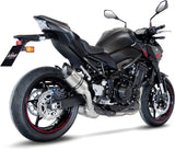 Exhaust Tip With Noise Certification Lv Pro Stainless Steel Carbon Fiber End Cap - Leovince Compatible With Kawasaki Z 900 (2020-2024)