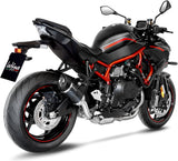Exhaust Tip Without Sound Certification Lv Pro Carbon Fiber Carbon Fiber End Cap - Leovince Compatible With Kawasaki Z H2 1000 (2020-2024)