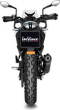 Exhaust Tip With Noise Certification Lv One Evo Steel Black Carbon Fiber End Cap - Leovince Compatible With Ktm 390 Adventure (2020-2024)