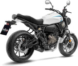 Complete Catalytic Exhaust System With Sound Certification Lv One Evo Carbon Fiber Carbon Fiber End Cap - Leovince Compatible With Yamaha Yzf-R7 700 (2021-2024)