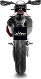Exhaust Tip With Noise Certification Lv One Evo Stainless Steel Carbon Fiber End Cap - Leovince Compatible With Ktm 690 Enduro R (2019-2024)