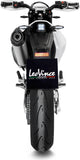 Complete Exhaust System Without Catalytic Converter And Without Sound Certification Lv One Evo Stainless Steel Carbon Fiber End Cap - Leovince Compatible With Husqvarna 701 Enduro - Lr (2021-2024)