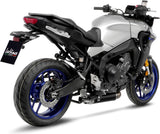 Complete Exhaust System Without Catalytic Converter And Without Sound Certification Lv Race Stainless Steel - Leovince Compatible With Yamaha Tracer 9 Gt (2021-2024)