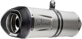 Complete Exhaust System Without Catalytic Converter And Without Sound Certification Lv One Evo Stainless Steel Carbon Fiber End Cap - Leovince Compatible With Kawasaki Z 650 Rs (2022-2024)